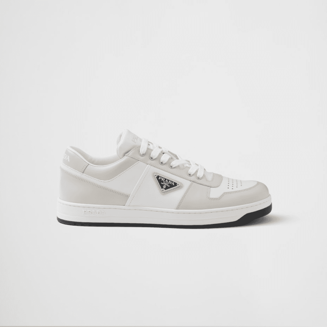 Prada Downtown leather sneakers (Outlet)