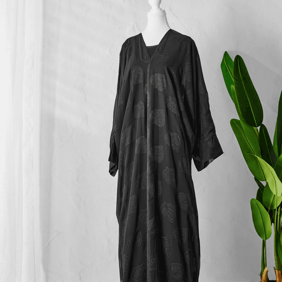 Black Bisht Abaya T23